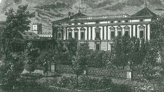 Palacio de la marq. de Casa Riera, Madrid 1880 ca
